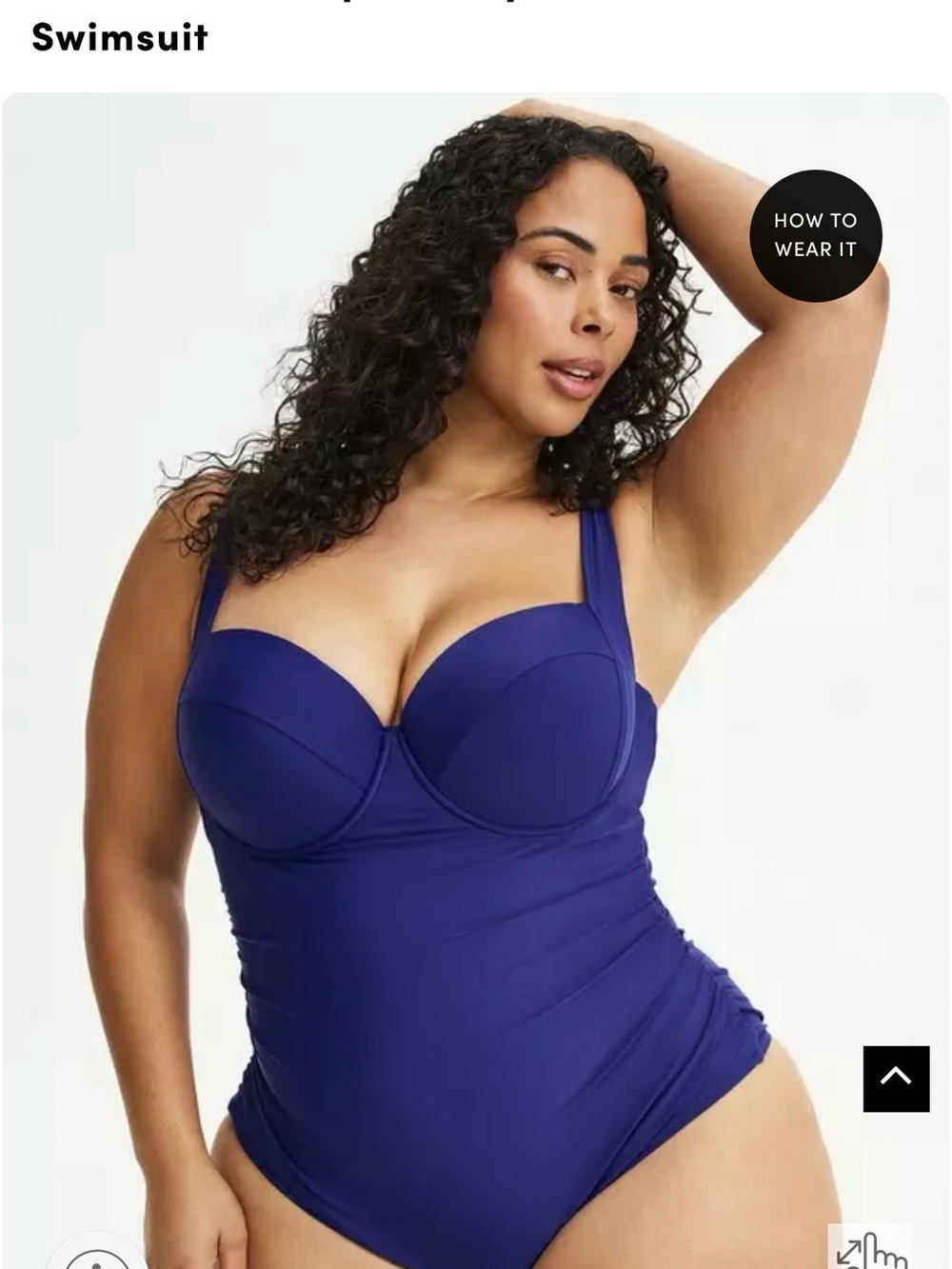 Torrid Deep Blue Underwire One-Piece